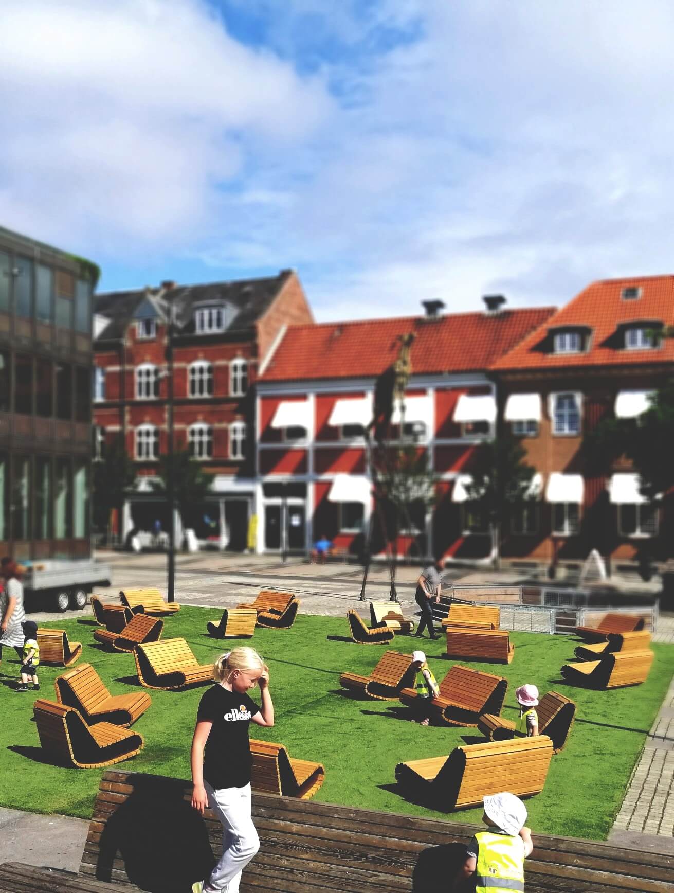 TimberChairs på Rådhuspladsen i Fredericia (1)